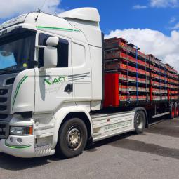 Transports Ract - semi remorque plateau