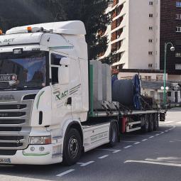 Transports Ract - semi remorque plateau