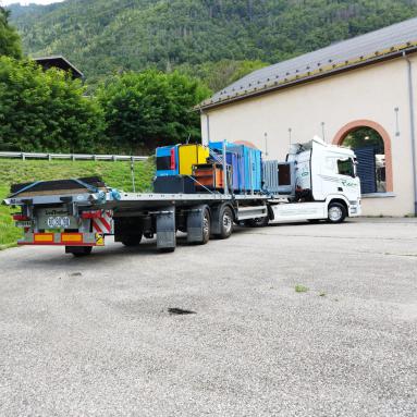 Transports Ract - semi remorque directionnelle