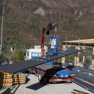 Palonnier à ventouse pour plaques toitures, façades, ... - Transports Ract