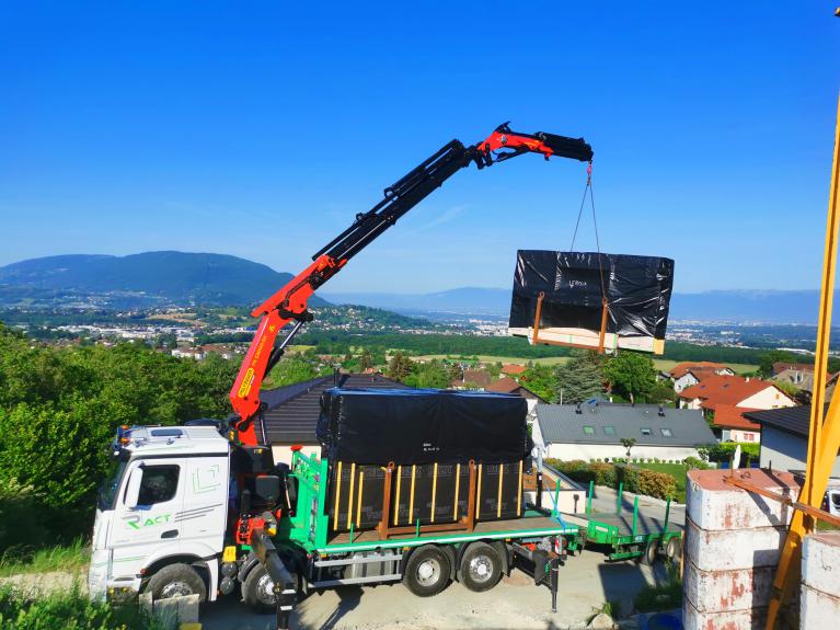 Levage en camion grue 8x4